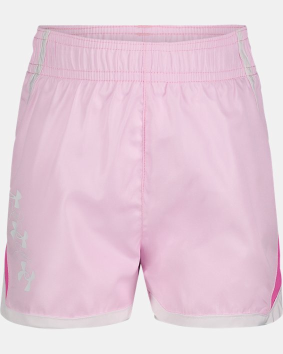 Toddler Girls' UA Fly-By Shorts, Pink, pdpMainDesktop image number 0